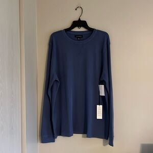 Treasure Bond Men’s Blue Crewneck  Long Sleeve Polo Size: XL MSRP: $49